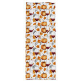 Wein und Kürbisgewässer Herbst Geschenktüte Für Weinflaschen (Rückseite)