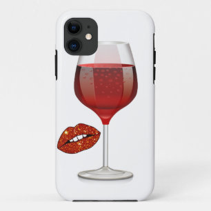Wein und Lippenstift Case-Mate iPhone Hülle