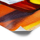 Wein und Obst Poster (Ecke)