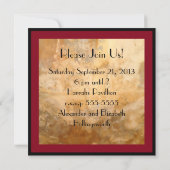 Wein und Party Einladung (Rückseite)