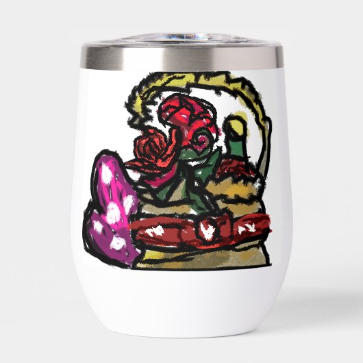 Wein und Rose (Vorderseite)