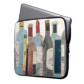 Wein und Spirituosen Laptopschutzhülle (Vorderseite Links)