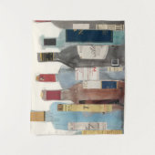 Wein und Spirituosen Wandteppich (Vorderseite)