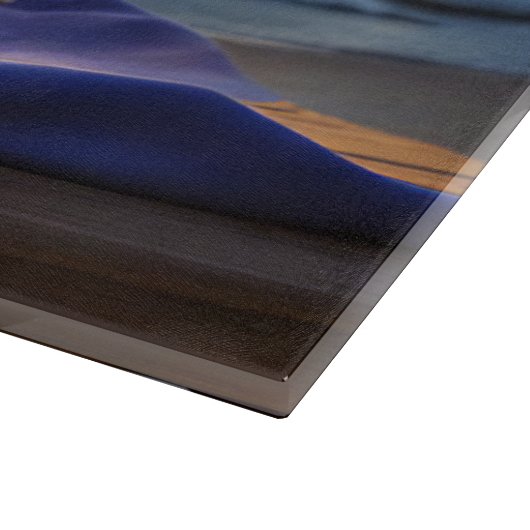 Wein und Strand Schneidebrett (Ecke)