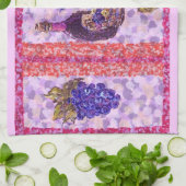 Wein und Trauben Amerikanisches MoJo Küchentuch (Gefaltet)