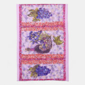 Wein und Trauben Amerikanisches MoJo Küchentuch (Vertikal)