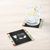 Wein und Trauben, Blumenkohl Bar/Weinkeller Rechteckiger Pappuntersetzer (Vor Ort)