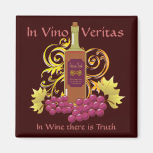 Wein und Trauben Magnet