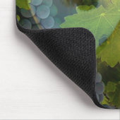 Wein und Trauben Mousepad (Ecke)