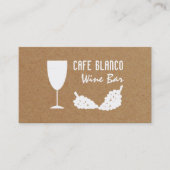 Wein und Trauben, rustikaler Bar/Weinkeller Visitenkarte (Vorderseite)
