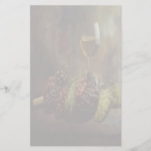 Wein- und Trauben-Schreibwaren Briefpapier (Vorderseite)