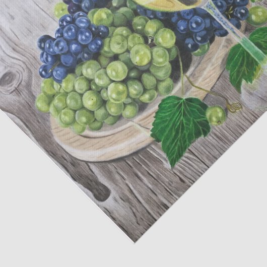 Wein und Trauben Seidenpapier (Ausschnitt)