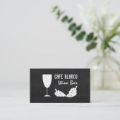 Wein und Trauben, Tafelwein/Bar Visitenkarte (Stehend Vorderseite)