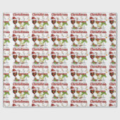 Wein- und Weihnachtswaschpapier Geschenkpapier (Flach)