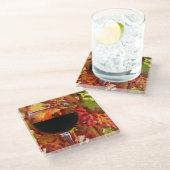 Wein und Weinberg Glasuntersetzer (Schrägansicht)