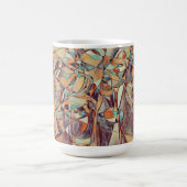 Wein und Weinflaschen Kunst Tasse Kaffee (Mittel)