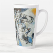 Wein und Weinflaschen Kunst Tasse Kaffee (Rechts)