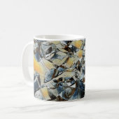Wein und Weinflaschen Kunst Tasse Kaffee (Vorderseite Links)