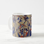 Wein und Weinflaschen Kunst Tasse Kaffee (Vorderseite Links)