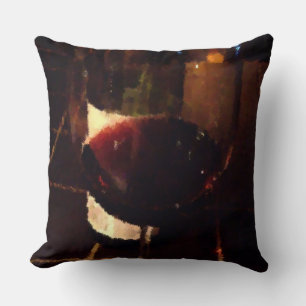 Wein unter Glas Kissen