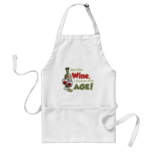 Wein verbessern mit Alter Schürze (Vorne)