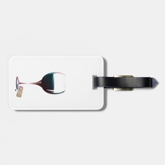 Wein verbessert mit Alter, das ich mit Wein-Umbau Gepäckanhänger (Rückseite horizontal)