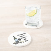 Wein verbessert mit Alter, ich verbessern mit Untersetzer (Seite)