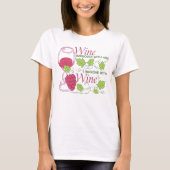 Wein verbessert mit Alter T-Shirt (Vorderseite)