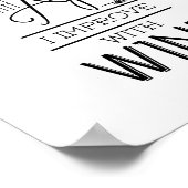 Wein verbessert sich mit Alter I mit Wein. Kostenv Poster (Ecke)