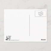 Wein verbessert sich mit dem Alter, ich besser mit Postkarte (Rückseite)