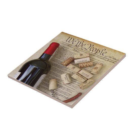 Wein & Verfassung Keramik Tile! Fliese (Seite)