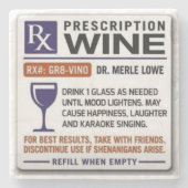 Wein-Verordnungs-Untersetzer Steinuntersetzer (Vorderseite)