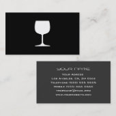 Wein-Visitenkarte Visitenkarte (Vorne/Hinten)