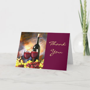 Wein vor und nach Danke