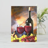 Wein Vor und nach Einladung (Stehend Vorderseite)