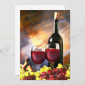 Wein Vor und nach Einladung (Vorne/Hinten)