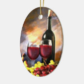 Wein vorher und nachher keramikornament (Links)