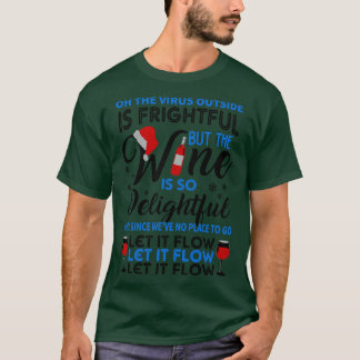 Wein Weihnachten Funny Funny Wine Weihnachtsgesche T-Shirt