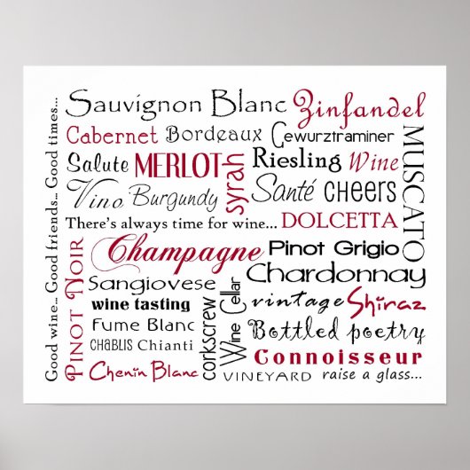 Wein, Wein & mehr Wein Poster (Vorne)