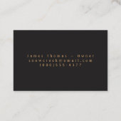 Wein-Weinberg-Visitenkarte Visitenkarte (Rückseite)