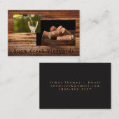 Wein-Weinberg-Visitenkarte Visitenkarte (Vorne/Hinten)