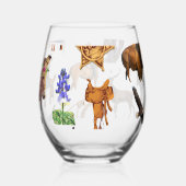 Wein Weinglas Ohne Stiel (Rückseite)