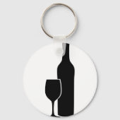 Wein - Weinsymbol Schlüsselanhänger (Vorderseite)