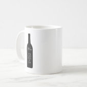 Wein, wie Klasse Menschen betrunken werden Kaffeetasse (Vorderseite Links)