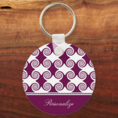 Wein Wirbel Schlüsselanhänger (Vorderseite)