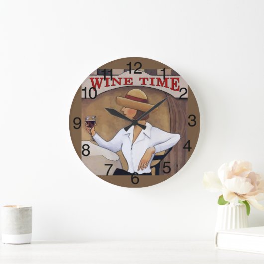 Wein-Zeit, Große Wanduhr (Zuhause)