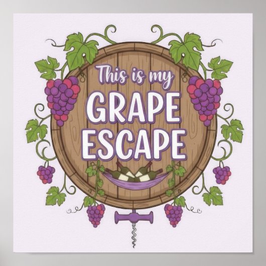 Wein Zeit Poster (Vorne)