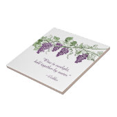 Wein-Zitat-Fliese Trivet Fliese (Seite)