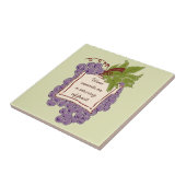 Wein-Zitat-Fliese Trivet Fliese (Seite)