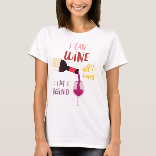 WEIN ZITAT T-Shirt (Vorderseite)